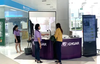 GYGAR opens a booth to showcase smart innovations at AIA Capital Center 4