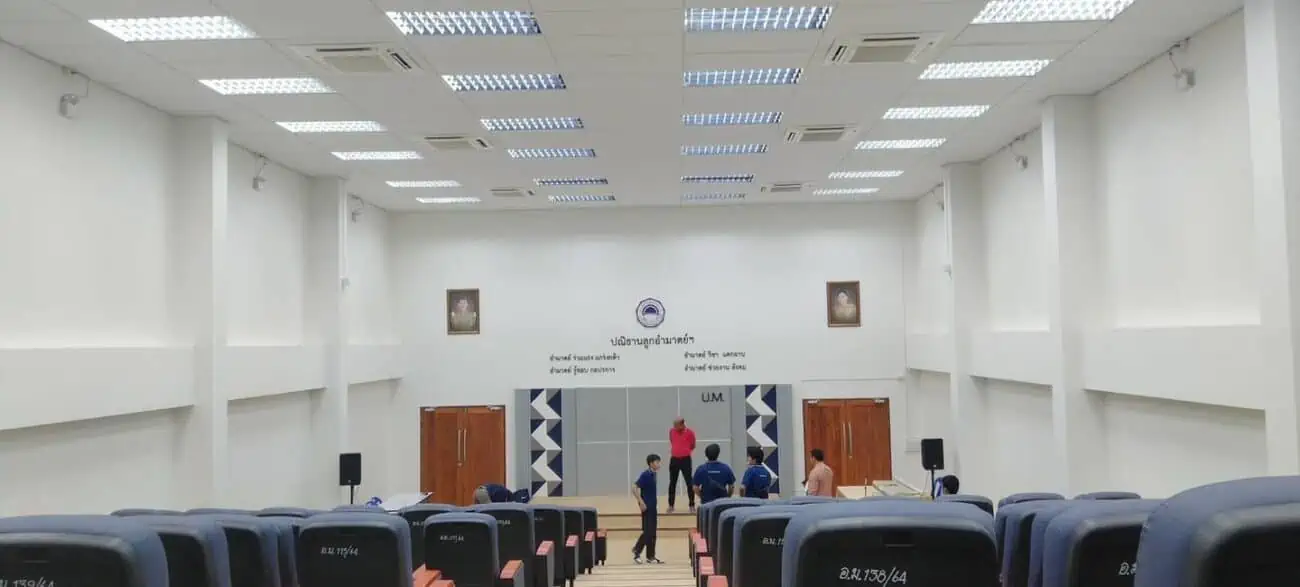 ล่องใต้…บายดีหม้าย อีกหนึ่งงานติดตั้ง LED Wall ในหอประชุม โรงเรียน อำมาตย์ 5